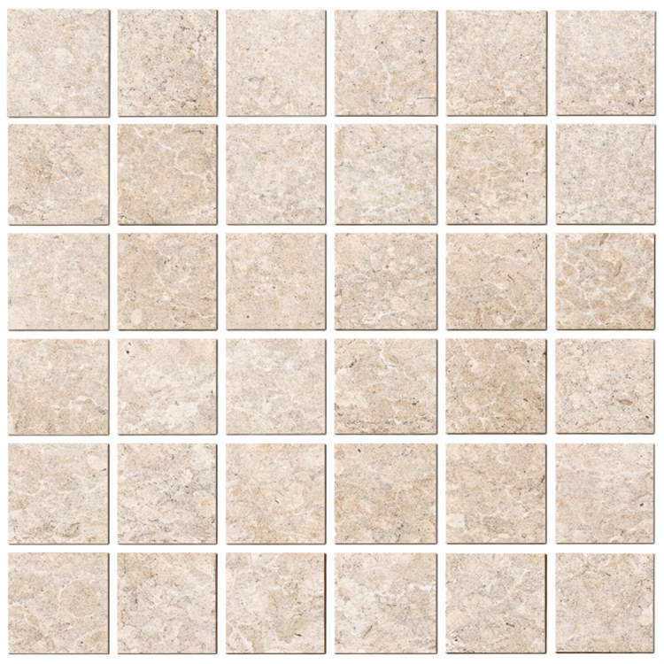 Beat Almond Square Mosaic 2 x 2 12 x 12
